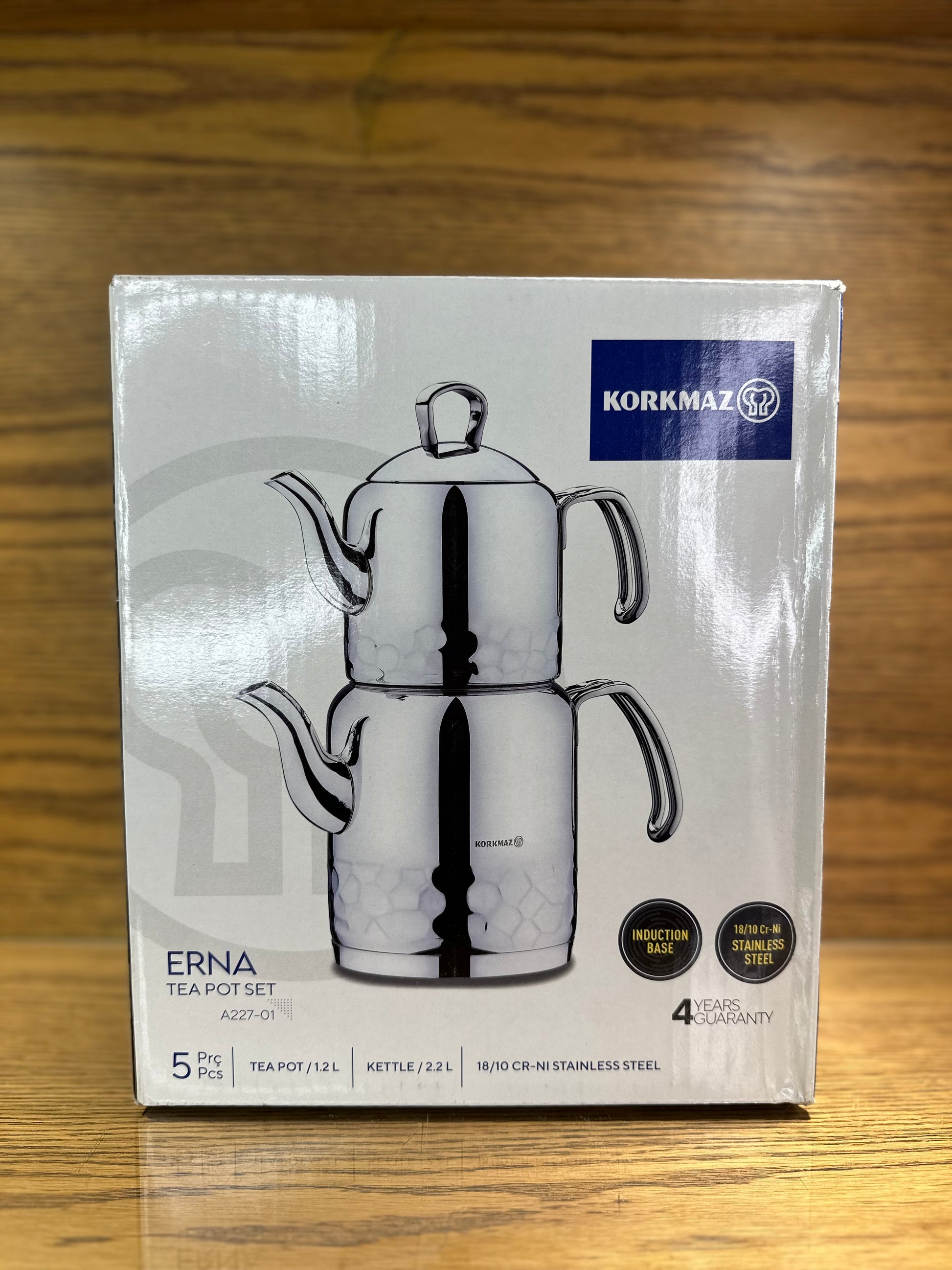 KORKMAZ ERNA Turkish Tea Pot Set - TDL HOUSEHOLD
