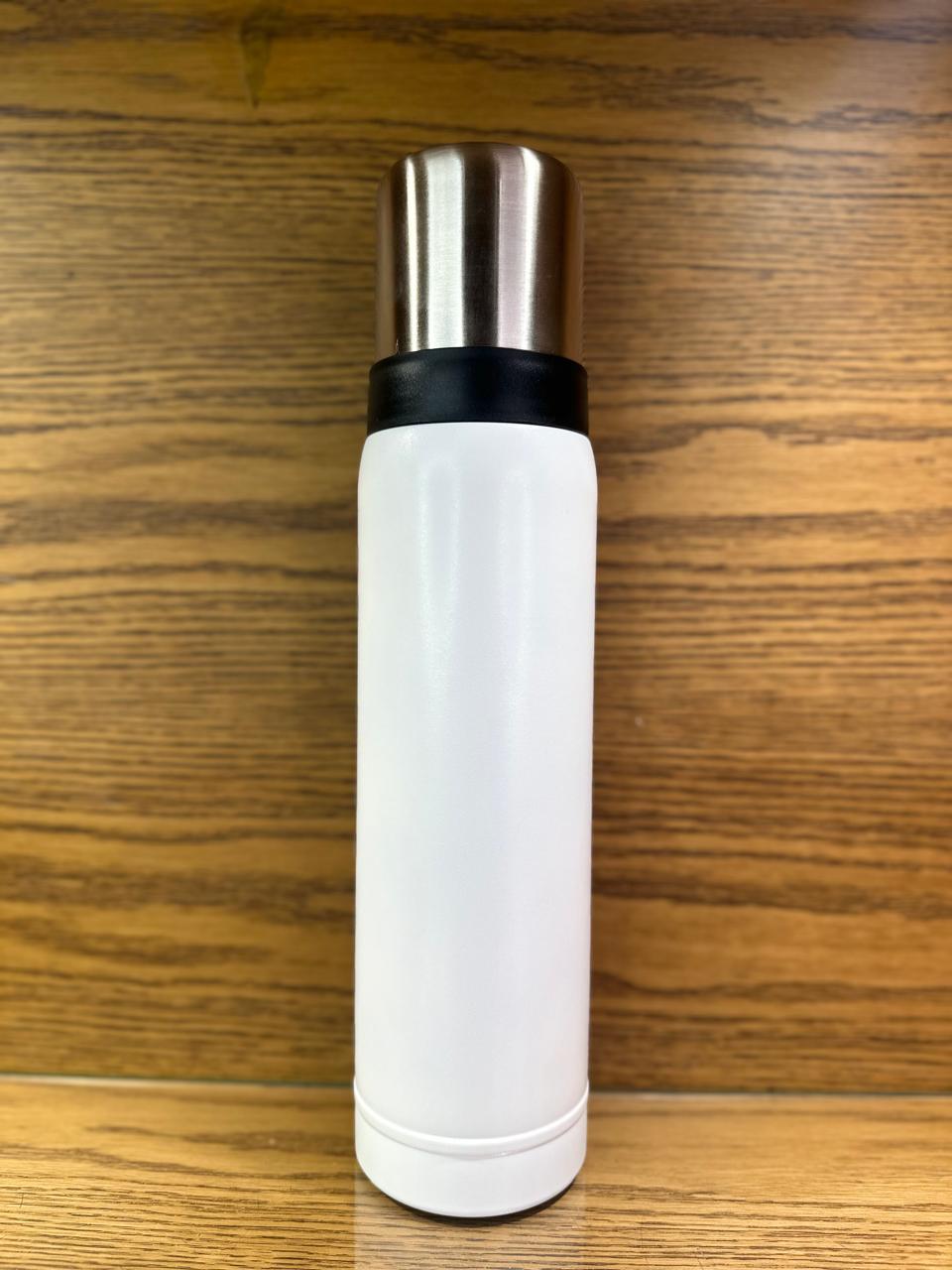 Stainless Steel Water Bottle with Leather cover & strap | 1200ml