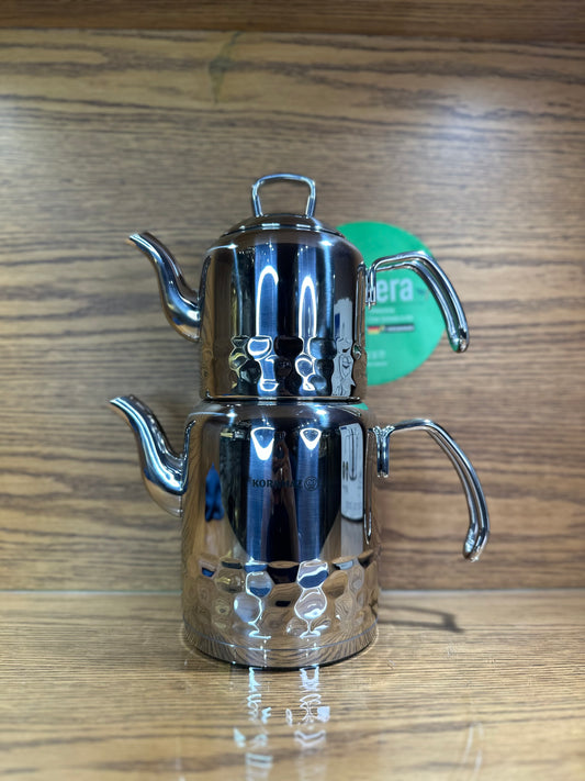 KORKMAZ ERNA Turkish Tea Pot Set - TDL HOUSEHOLD