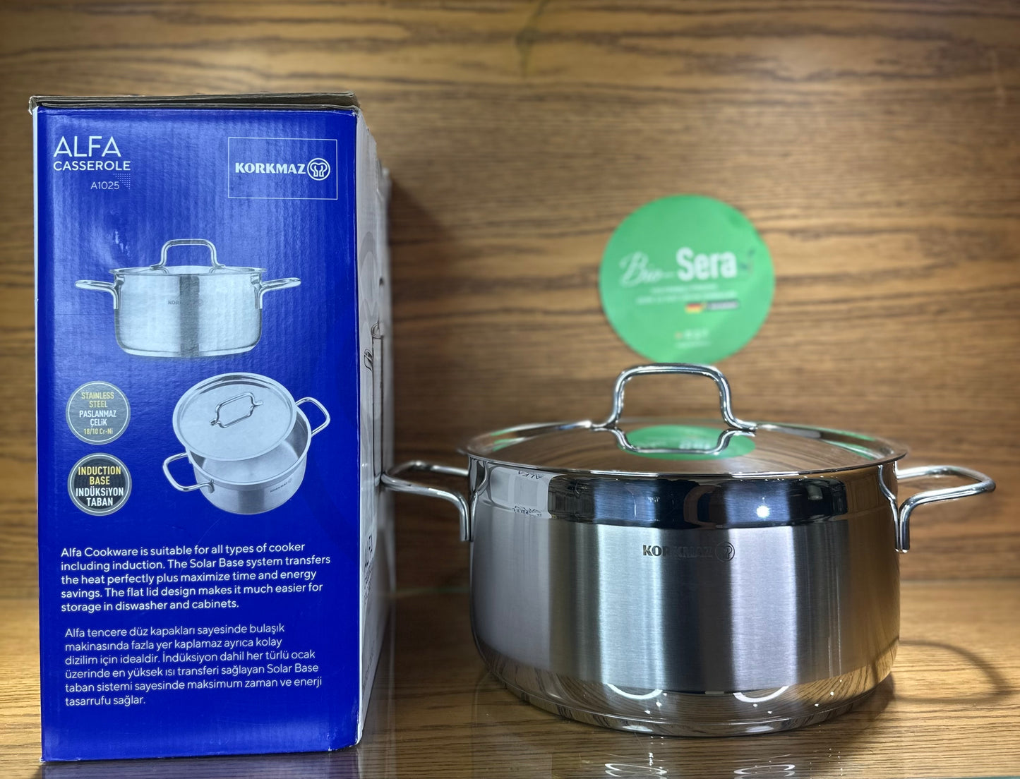 KORKMAZ ALFA Casserole 26 x 13 cm (6.8 Liters) - TDL HOUSEHOLD