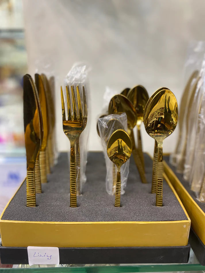 24 Pcs New Cutlery Set