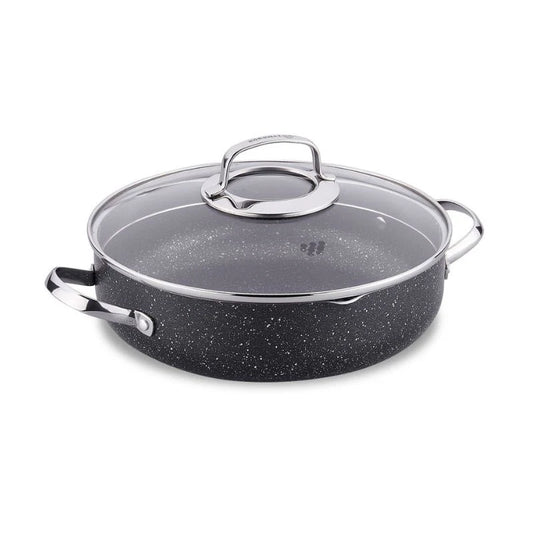 KORKMAZ Galaksi  Low Casserole 28×7,5 cm  – 4 liters - TDL HOUSEHOLD