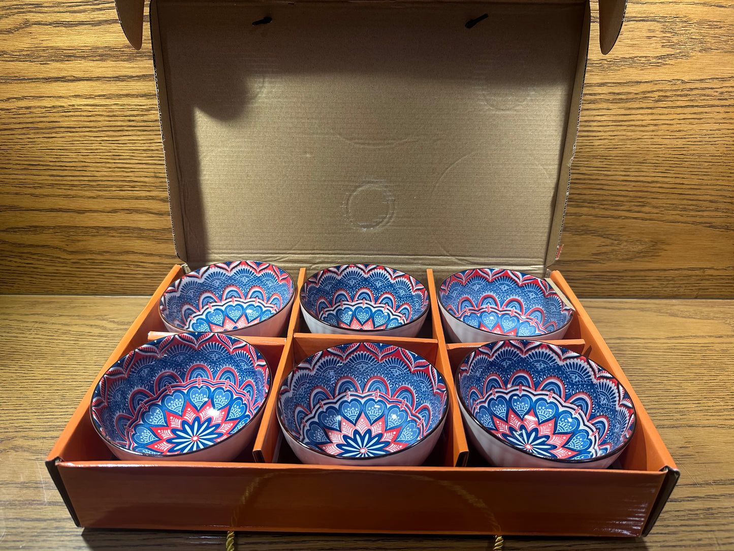 Bohemian Gift Box 6 Bowl Set
