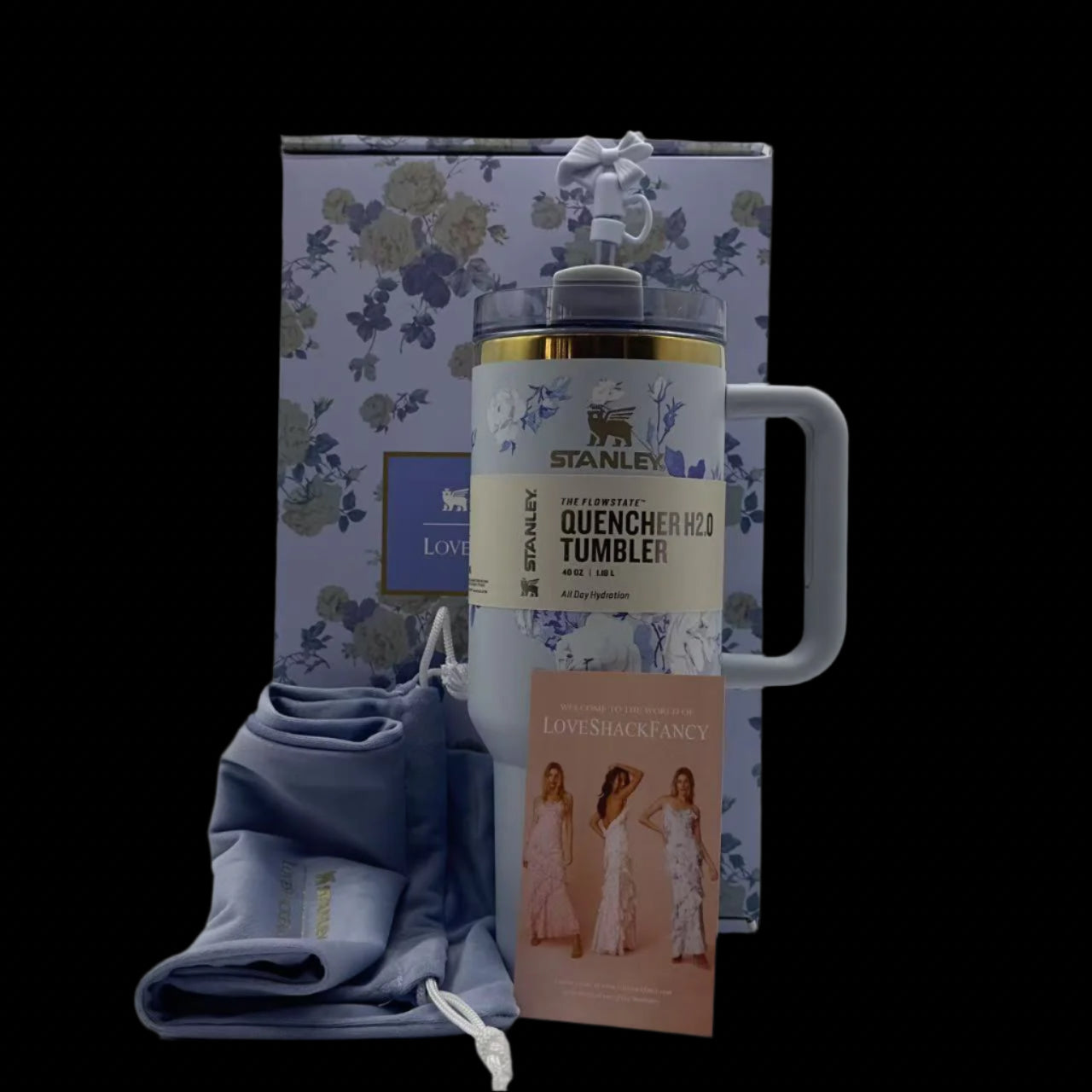 The Stanley X LoveShackFancy Holiday Quencher | 40 OZ