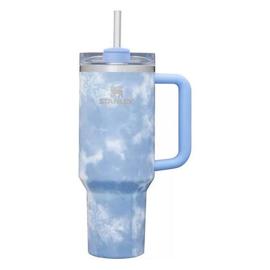 The Blue Tie-Die Quencher H2.0 Flow State™ Tumbler | 40 OZ