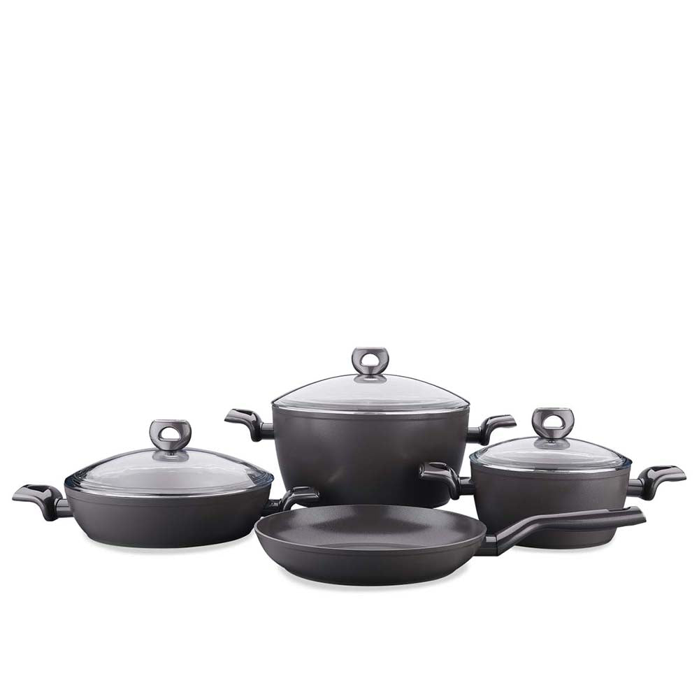 KORKMAZ NORA Ceramic Cookware Set 7 Pcs - TDL HOUSEHOLD