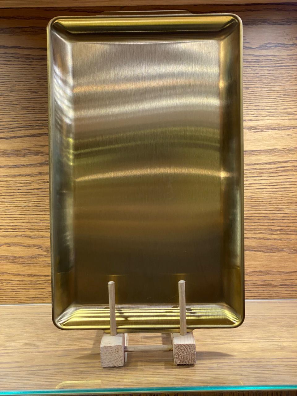 GOLDEN RECTANGLE TRAY - TDL HOUSEHOLD