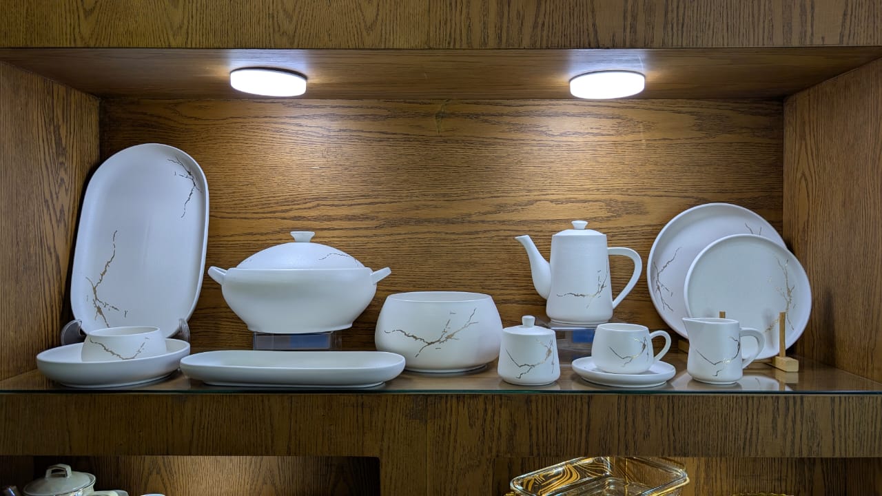 WINSOR HERITAGE PRIME CUP SAUCER WHITE 6 PCS SET