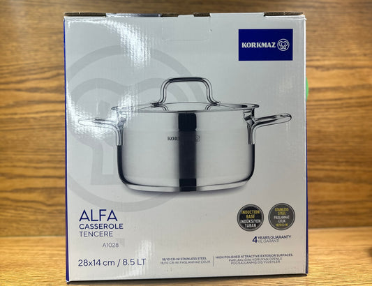 KORKMAZ ALFA Casserole 28 x 14 cm (8.5 Liters) - TDL HOUSEHOLD