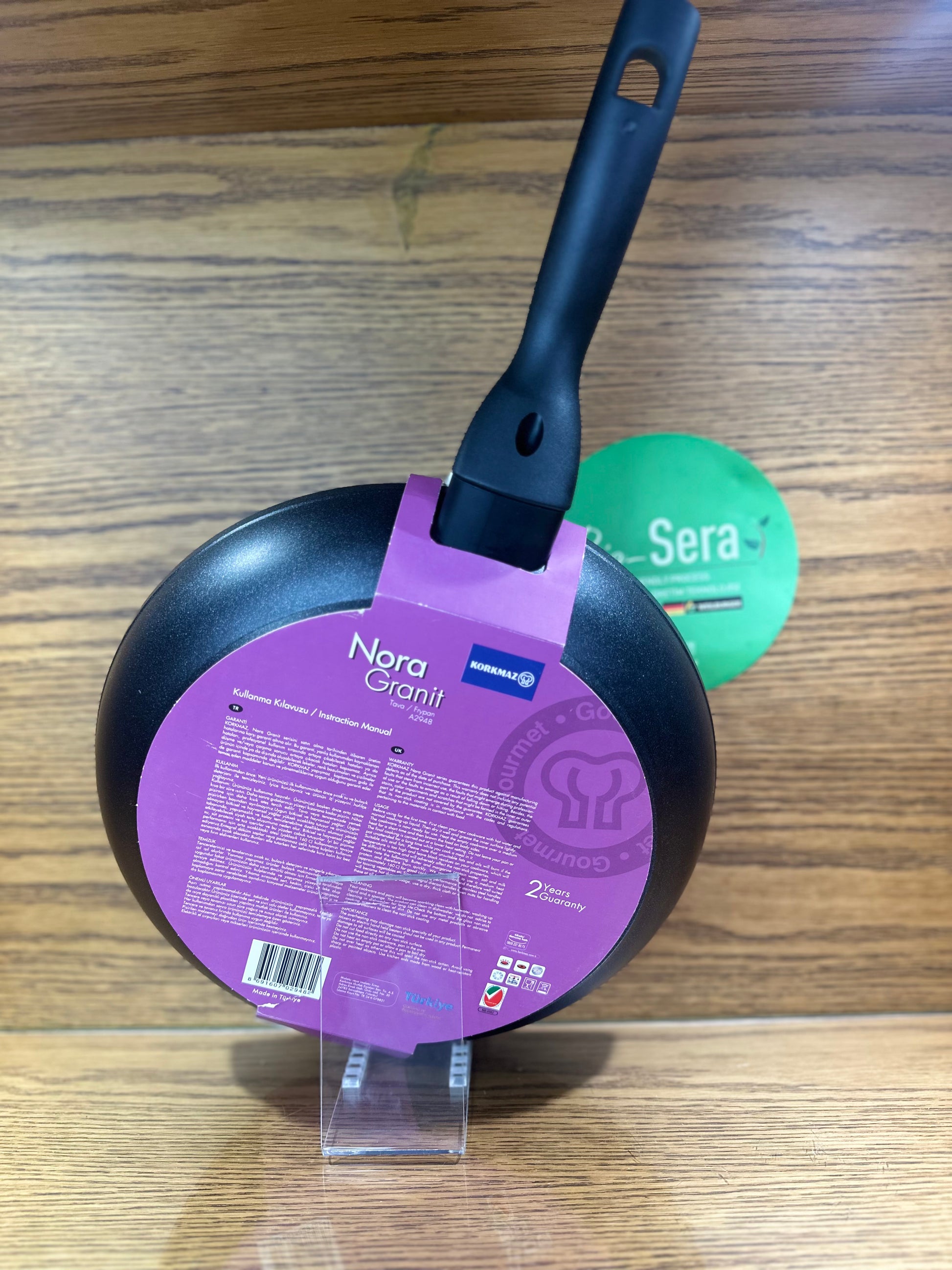 KORKMAZ Frying Pan 28 x 4.6 cm “Nora Granite” - TDL HOUSEHOLD