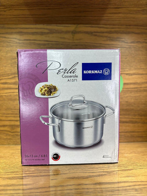 KORKMAZ PERLA Casserole 26 x 13 cm - TDL HOUSEHOLD