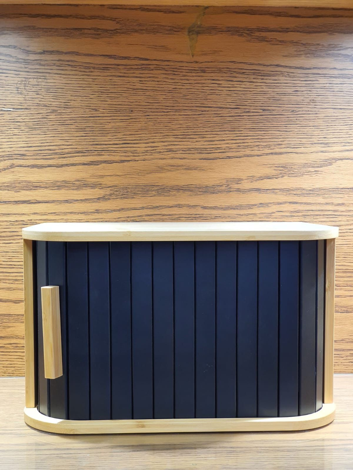Premium Bamboo Roll-Top Bread Box — Modern Bread Box - TDL HOUSEHOLD