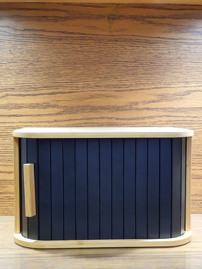Premium Bamboo Roll-Top Bread Box — Modern Bread Box - TDL HOUSEHOLD