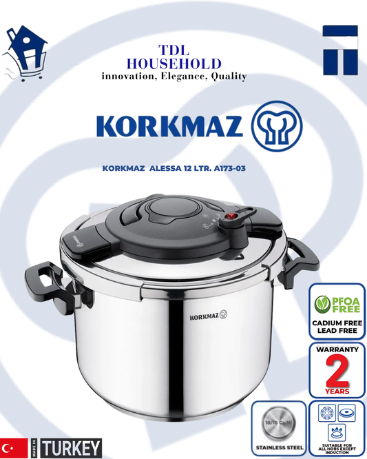 KORKMAZ ALESSA Pressure Cooker - TDL HOUSEHOLD