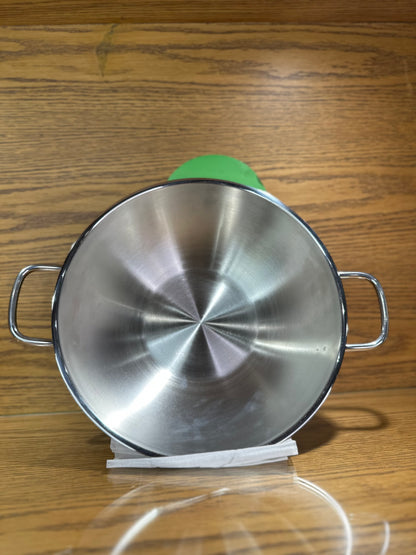 KORKMAZ PERLA Wok With Glass Lid 28 x 8.5 cm - TDL HOUSEHOLD