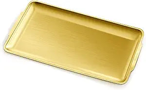 GOLDEN TRAY RECTANGLE 16 CM - TDL HOUSEHOLD