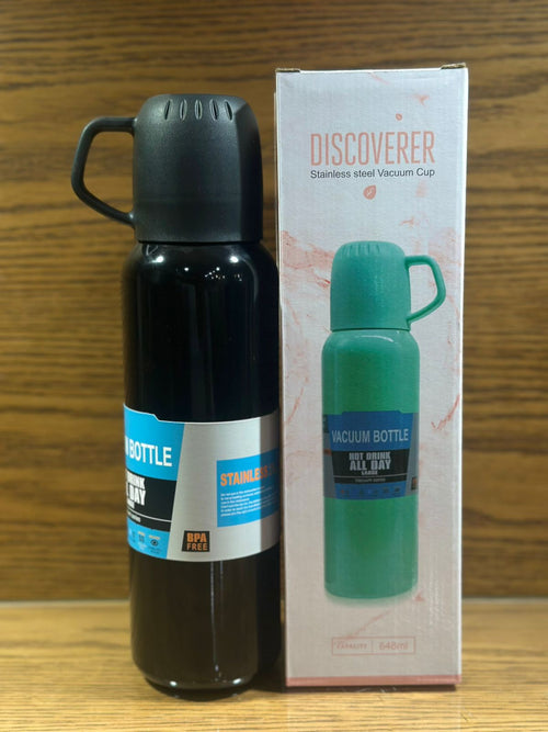Stainless Steel Insulated Vacuum Flask Water Bottle 648 ML