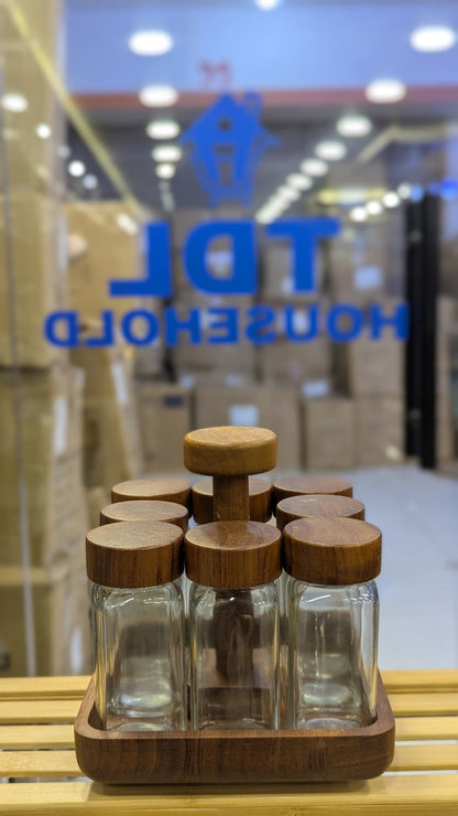 Round Revolving Spice Rack