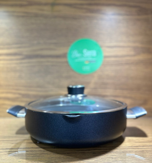 KORKMAZ LENA Ceramic Coating Low Casserole 28 x 7.5 - TDL HOUSEHOLD