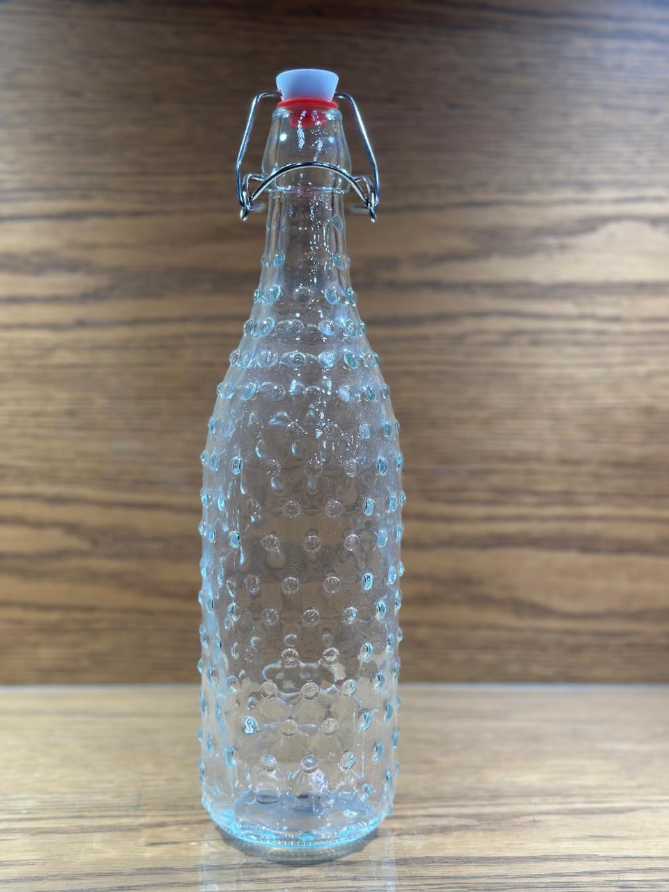Transparent  Crip Glass Bottles 1000 ML - TDL HOUSEHOLD