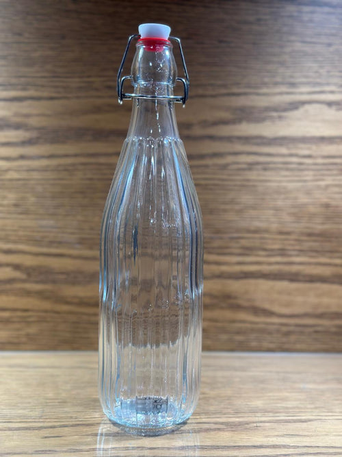 Transparent  Crip Glass Bottles 1000 ML - TDL HOUSEHOLD