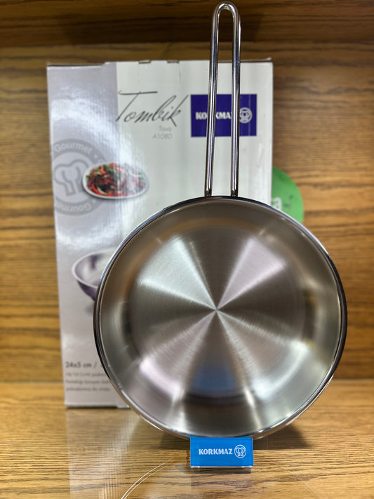 KORKMAZ Frying Pan 24 x 5 cm (1.8 Liters) “TOMBIK - TDL HOUSEHOLD