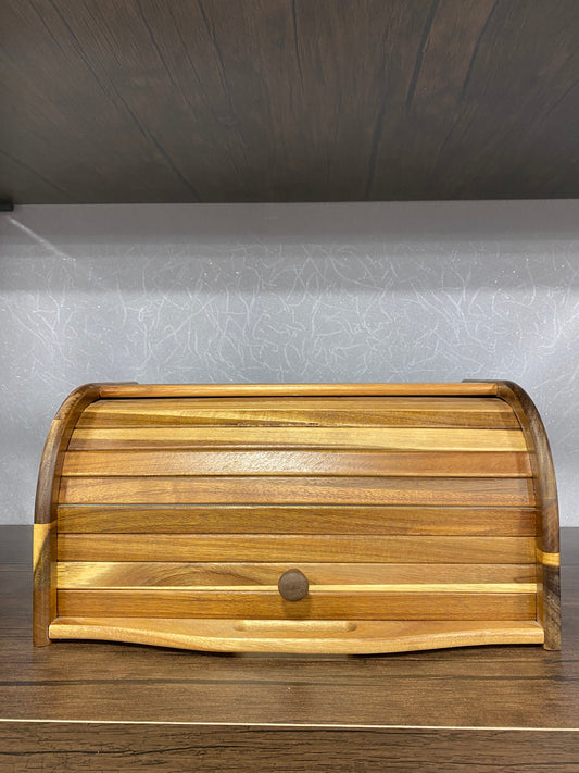 Bamboo Bread Box with Shutter Door – Single & Double - TDL HOUSEHOLD