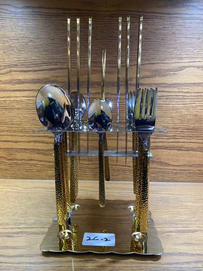 24 Pcs New Cutlery Set