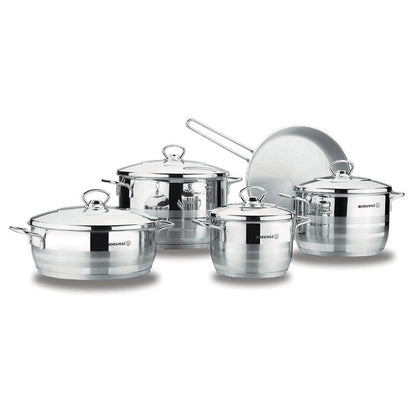 KORKMAZ ASTRA EXTRA Cookware Set 9 Pcs - TDL HOUSEHOLD