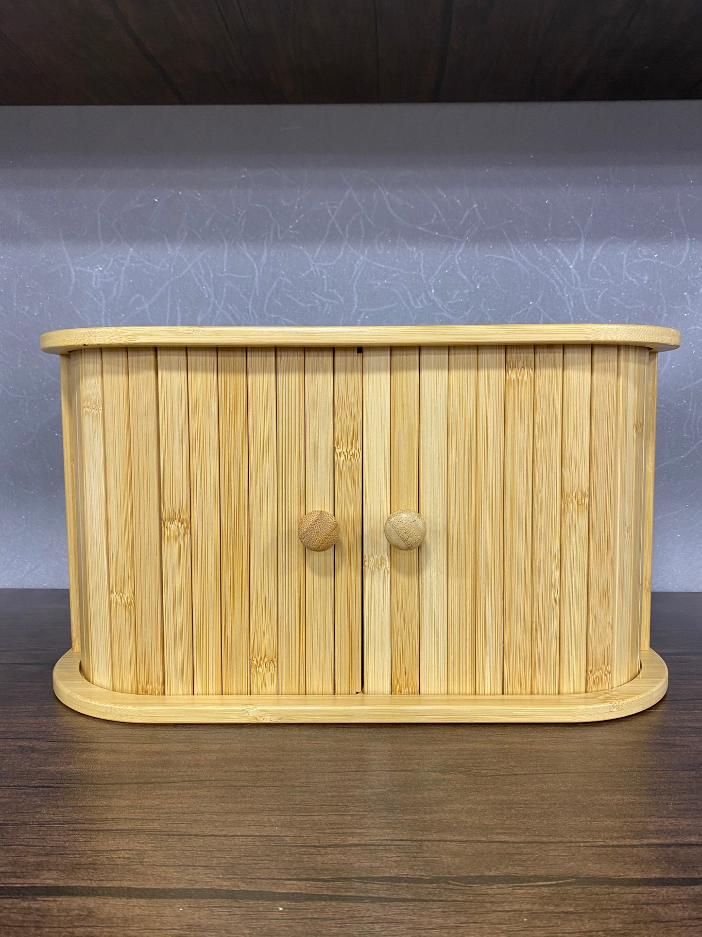 Bamboo Bread Box with Shutter Door – Single & Double - TDL HOUSEHOLD