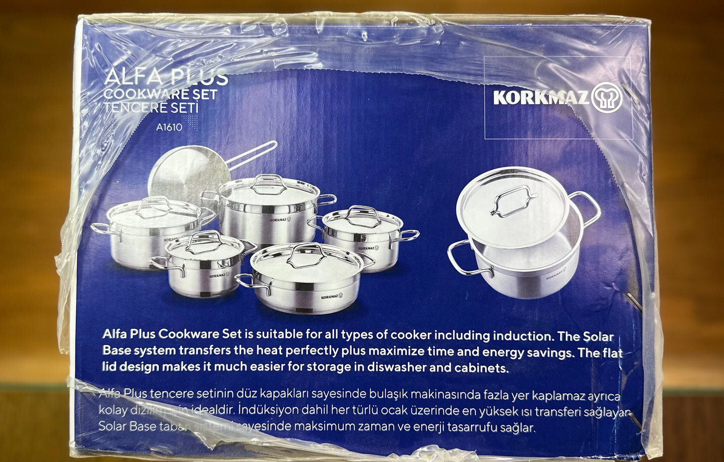 KORKMAZ ALFA PLUS Cookware Set 11 Pcs - TDL HOUSEHOLD