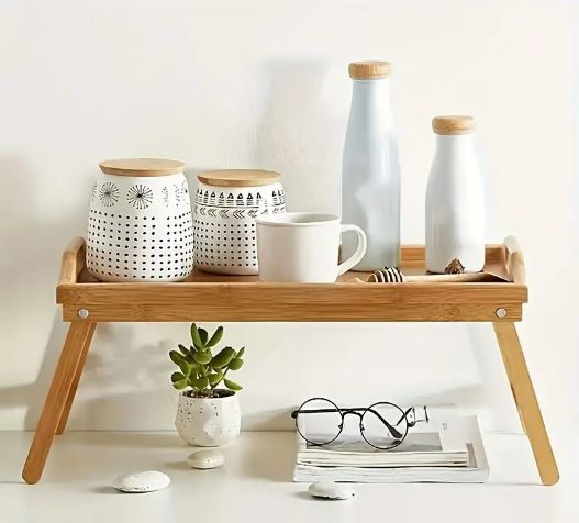 WOODEN BED TRAY BIG