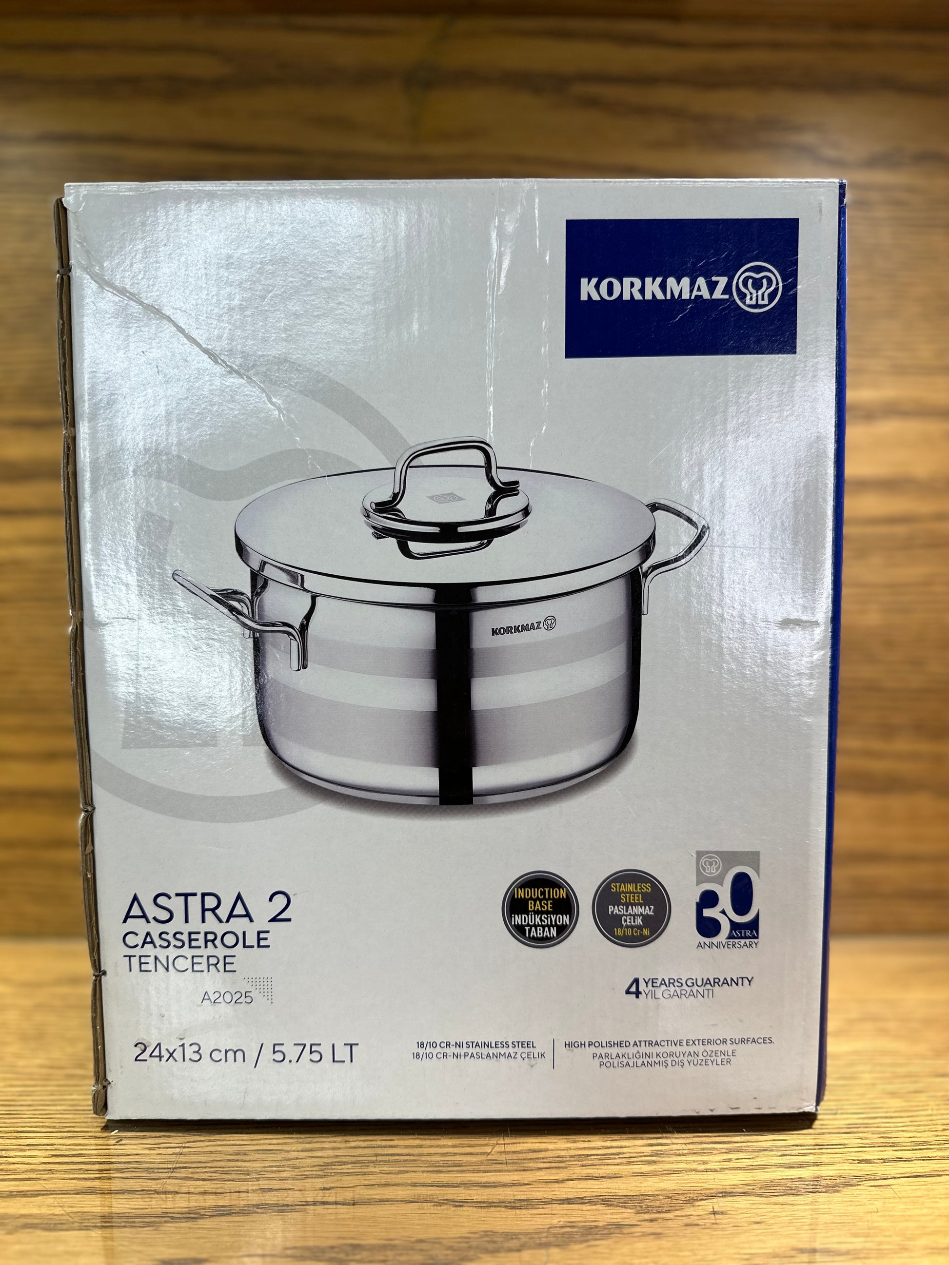 KORKMAZ ASTRA 2 Casserole 24 x 13 cm (6.3 L) - TDL HOUSEHOLD