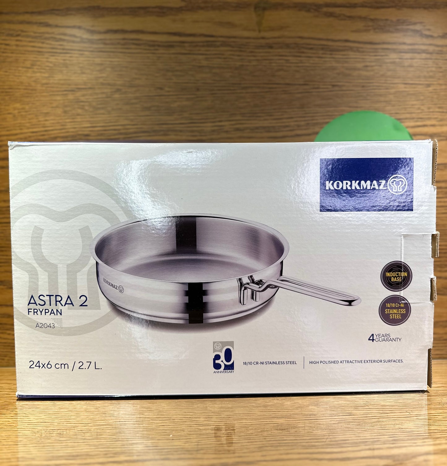 KORKMAZ ASTRA 2 Frying Pan 24 x 6 cm - TDL HOUSEHOLD