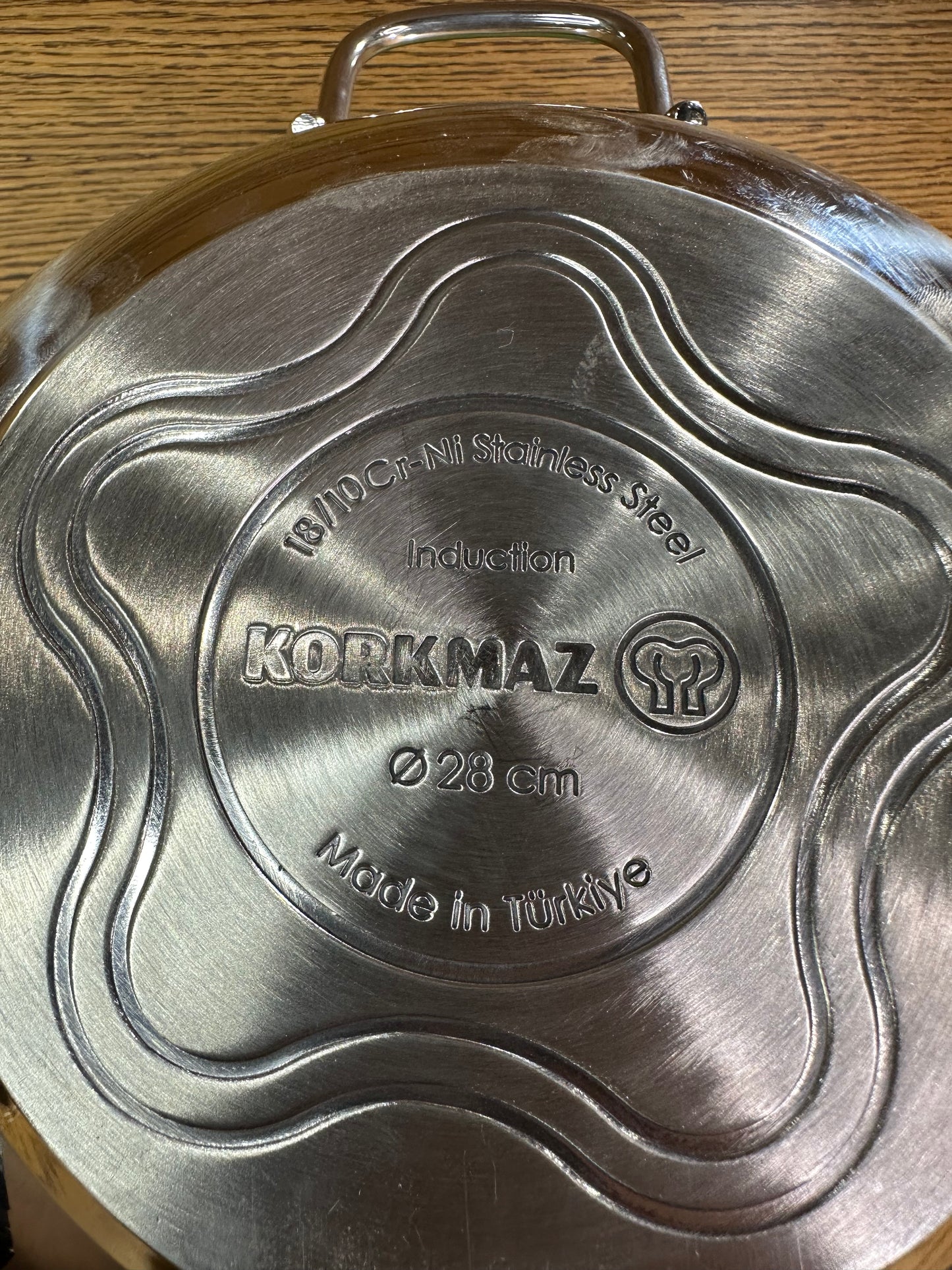 KORKMAZ PERLA Wok With Glass Lid 28 x 8.5 cm - TDL HOUSEHOLD