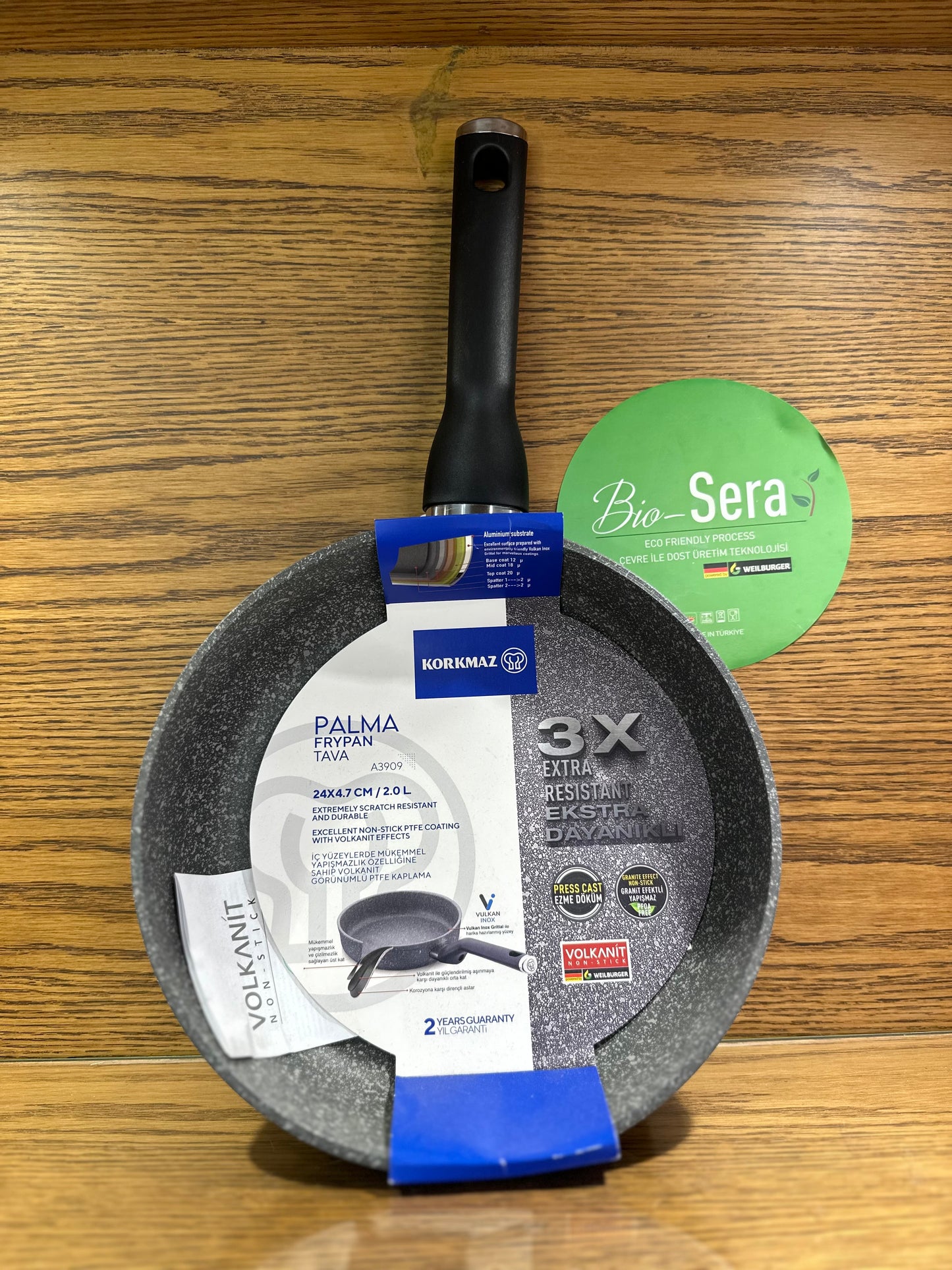 Korkmaz Palma Frypan 24x4,7 cm