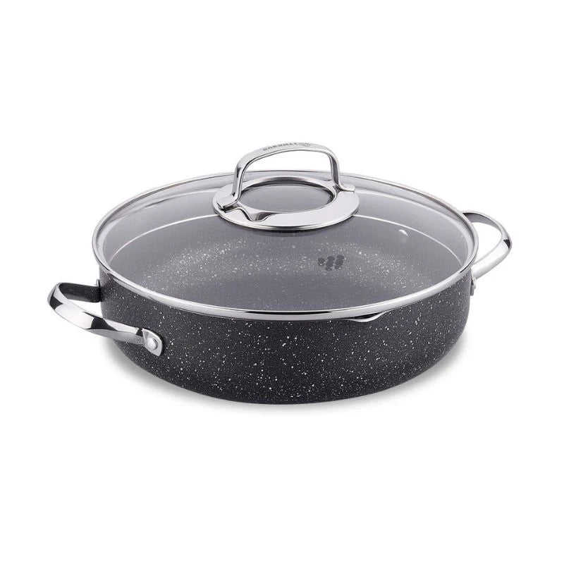 KORKMAZ Galaksi  Low Casserole 28×7,5 cm  – 4 liters - TDL HOUSEHOLD