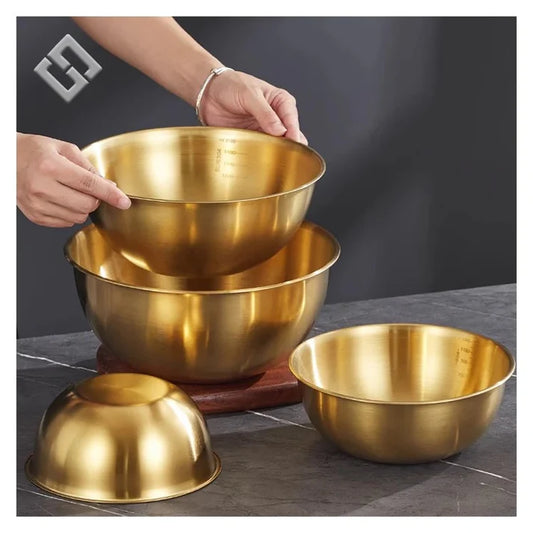 GOLDEN GREAVY BOWL 24 CM - TDL HOUSEHOLD