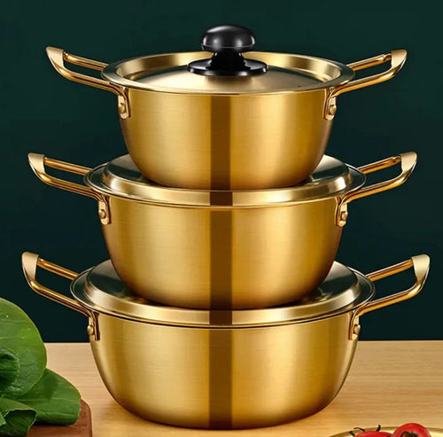 HAMMERED CASSEROLE GOLDEN 22 CM - TDL HOUSEHOLD