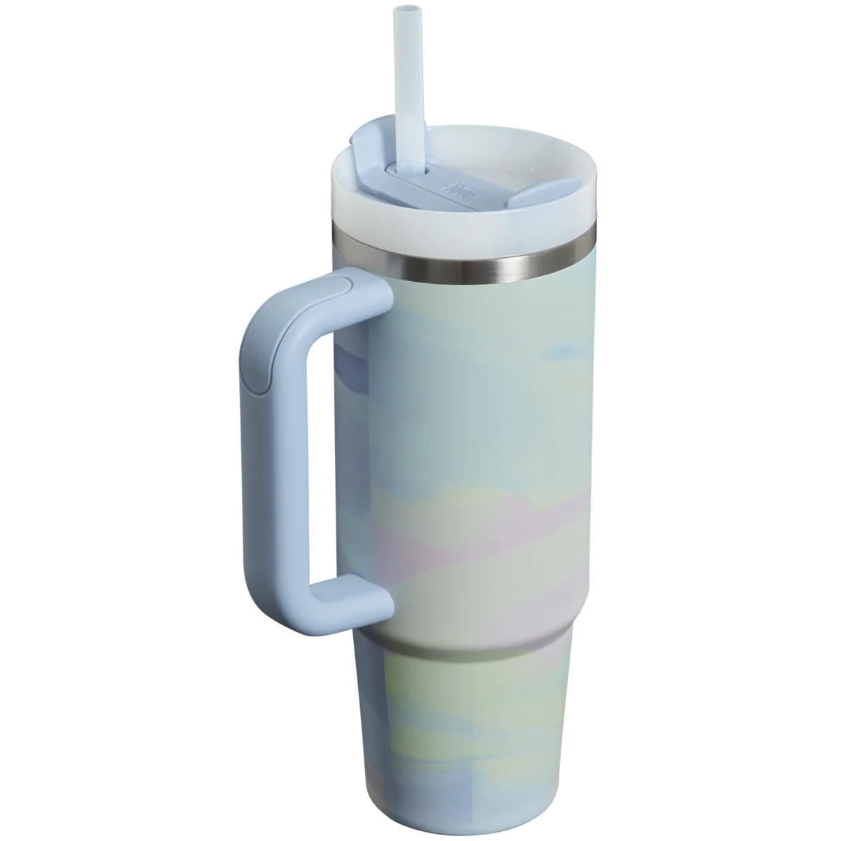 The Cool Serene Brushstroke QUENCHER H2.0 FLOWSTATE™ TUMBLER
