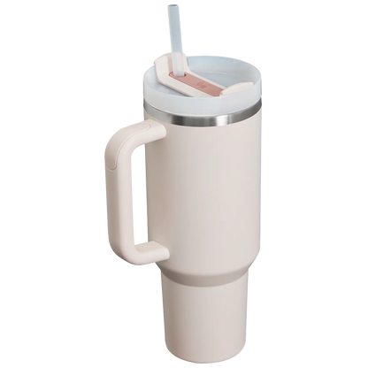 The Rose Quartz  2.o Quencher H2.0 Flow State™ Tumbler | 40 OZ