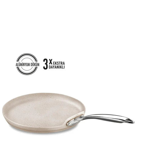 Korkmaz Granita 26cm Crepe Pan  Granita  Aluminum