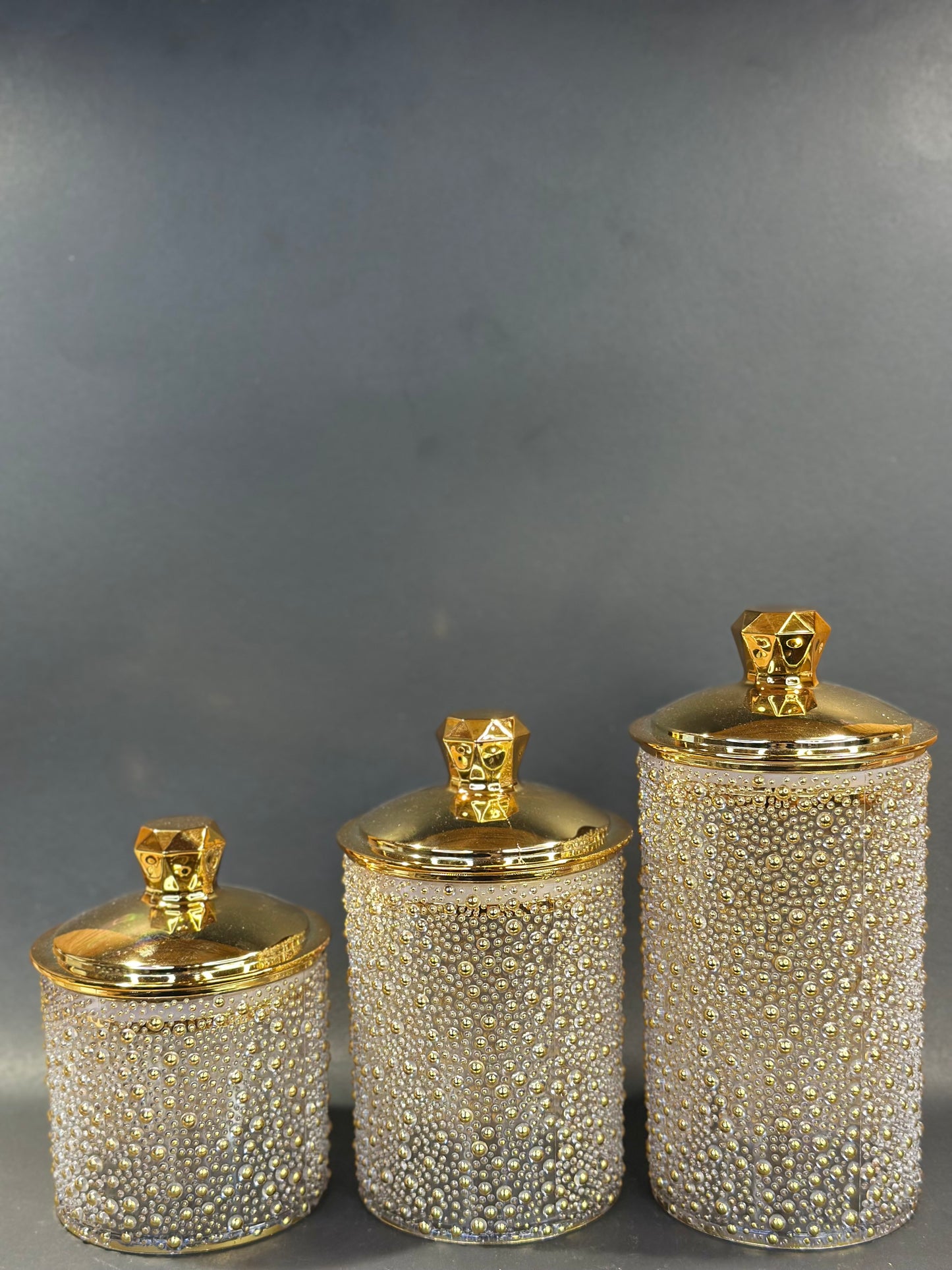 Food Storage Pots With Lid Sealed Jar ( Pack Of 3)