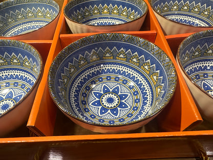 Bohemian Gift Box 6 Bowl Set