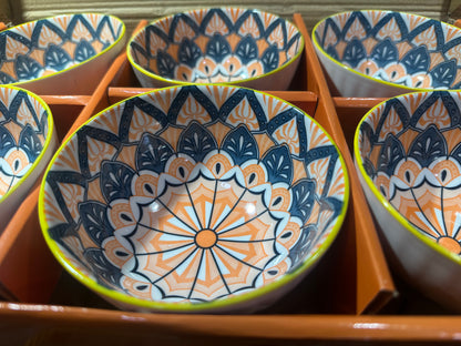 Bohemian Gift Box 6 Bowl Set