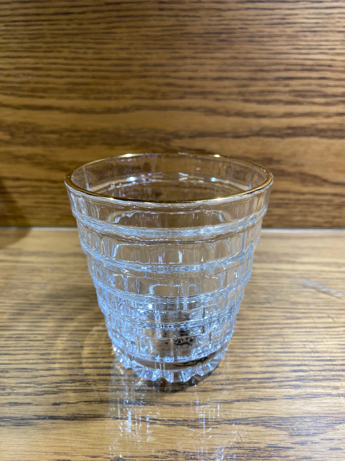 Transparent Golden Line Glasses