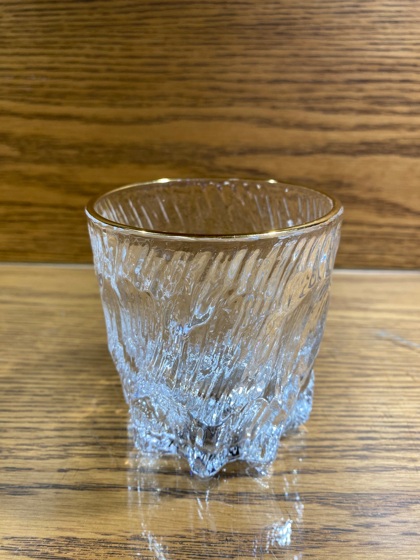 Transparent Golden Line Glasses