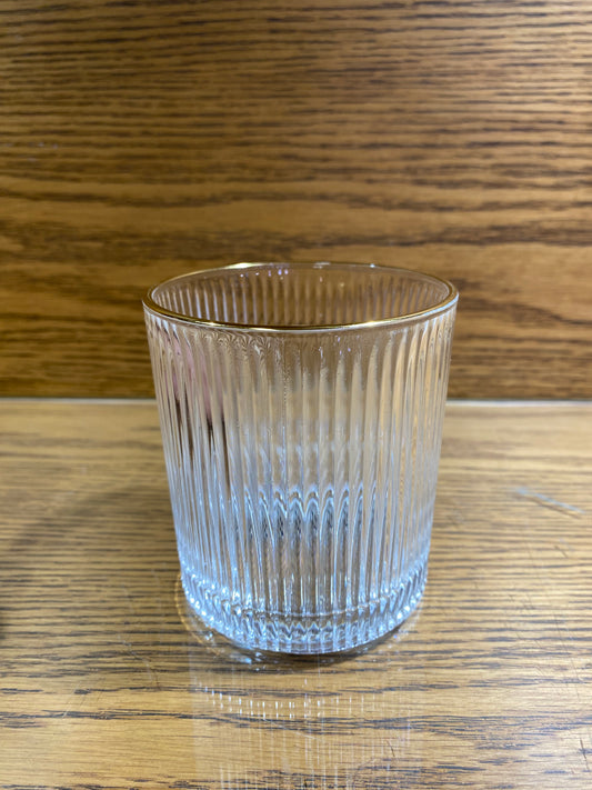 Transparent Golden Line Glasses