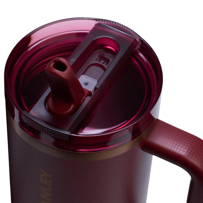 THE QUENCHER PRO TOUR FLIP STRAW TUMBLER | 40 OZ Gilded Pomegranate