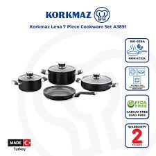 Korkmaz Lena 7 Piece Cookware Set – A3891
